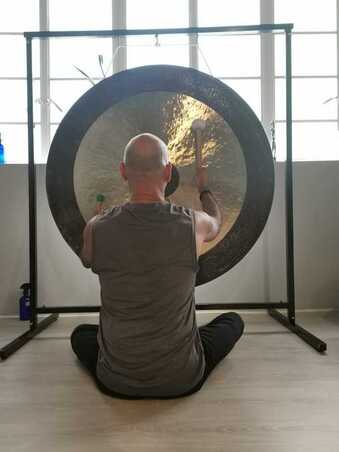 gong baths meditation in Singapore 