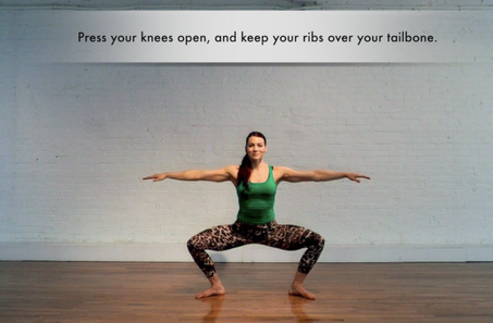 poses that takes care of the knees, back, core, and body