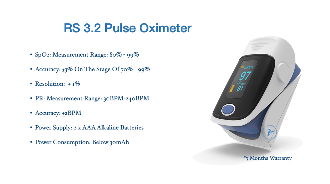 Oximeter model RS 3.2 blue colour singapore